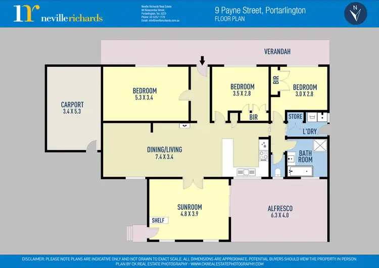 Floorplan of Homely house listing, 9 Payne Street, Portarlington VIC 3223