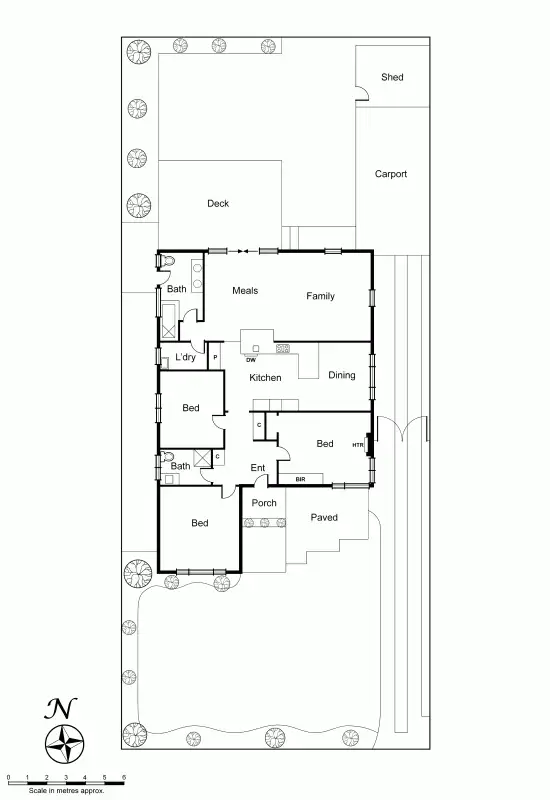 Floorplan of Homely house listing, 17 Huntley Road, Bentleigh VIC 3204