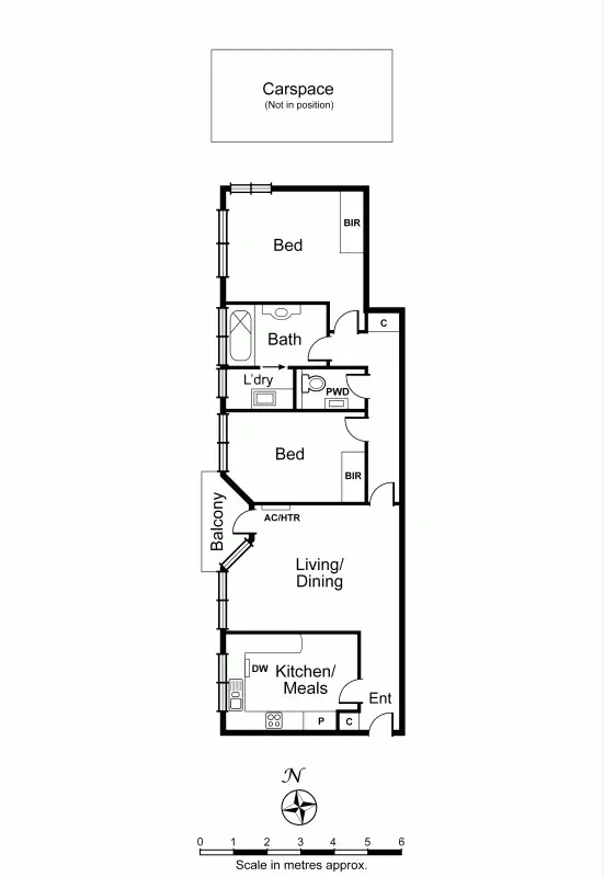 Floorplan of Homely apartment listing, 7/403 Dandenong Road, Armadale VIC 3143