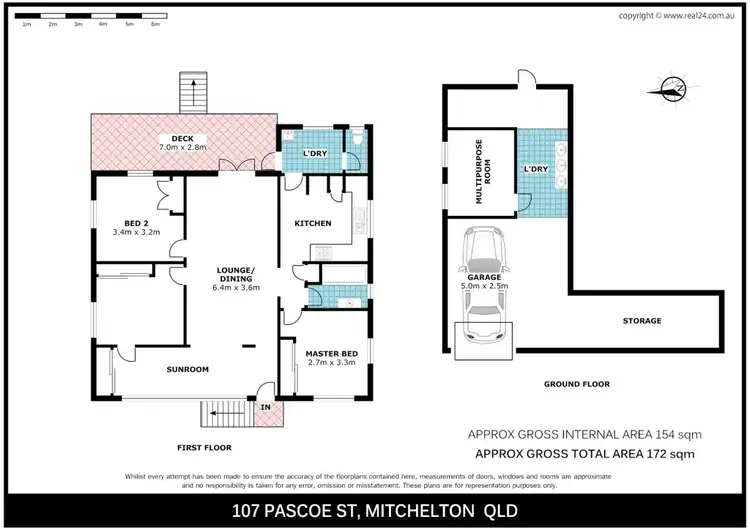 Floorplan of Homely house listing, 107 Pascoe Street, Mitchelton QLD 4053