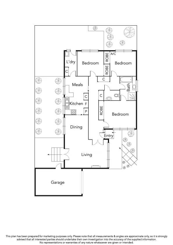 Floorplan of Homely unit listing, 4/136 Were Street, Brighton VIC 3186