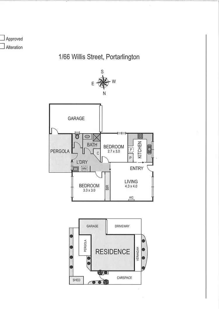 Floorplan of Homely house listing, 1/66 Willis Street, Portarlington VIC 3223