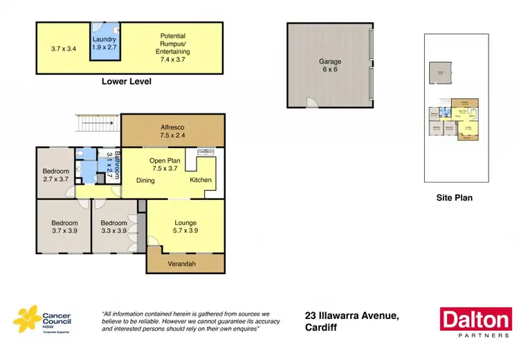 Floorplan of Homely house listing, 23 Illawarra Avenue, Cardiff NSW 2285
