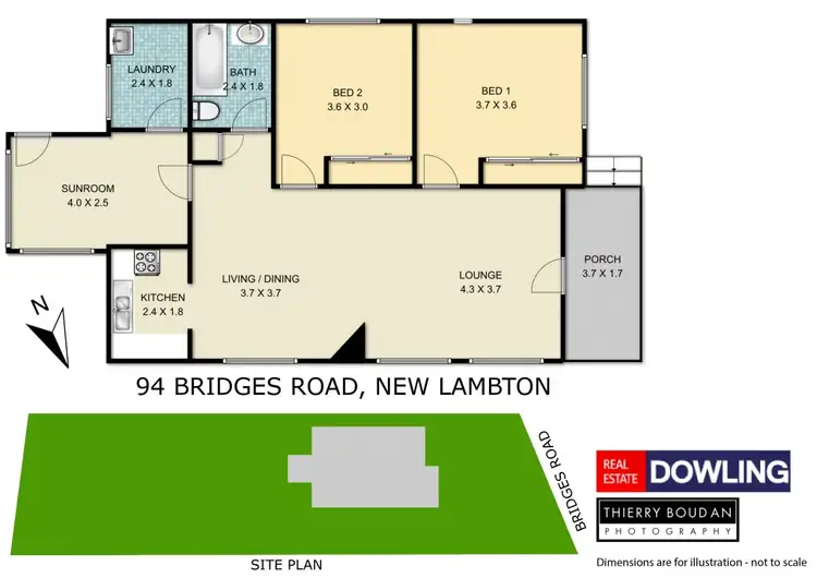 Floorplan of Homely house listing, 94 Bridges Road, New Lambton NSW 2305