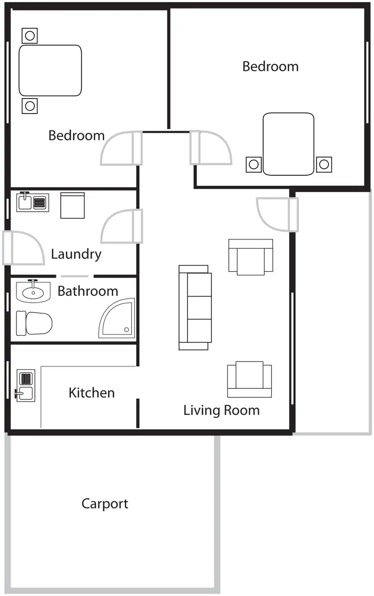 Floorplan of Homely house listing, 4/15 Webbcona Parade, Wendouree VIC 3355