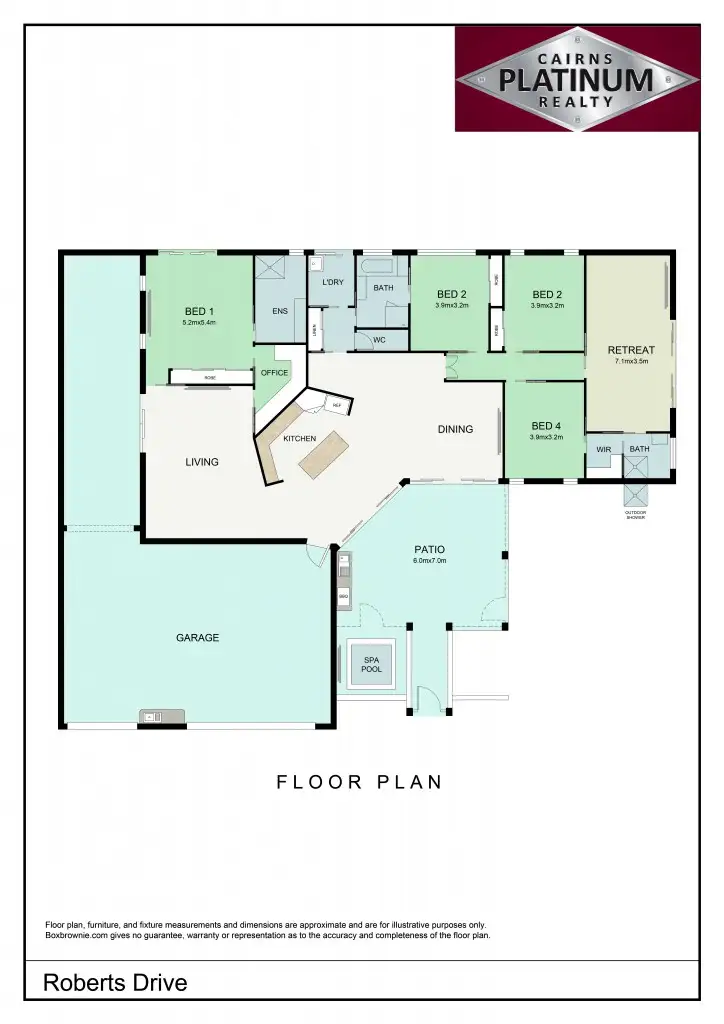 Floorplan of Homely house listing, 85 Roberts Drive, Trinity Beach QLD 4879