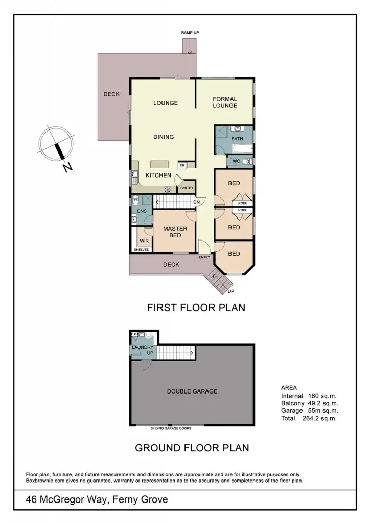 Floorplan of Homely house listing, 46 McGregor Way, Ferny Grove QLD 4055