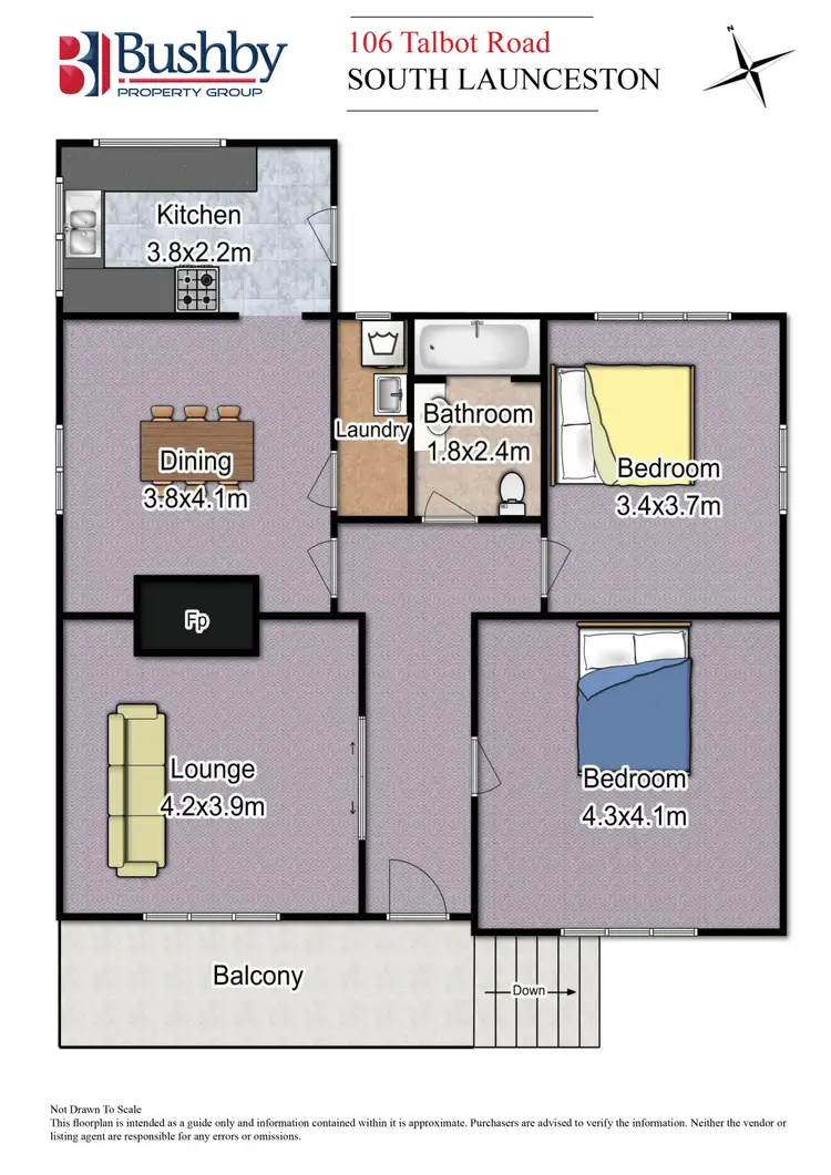 Floorplan of Homely house listing, 106 Talbot Road, South Launceston TAS 7249