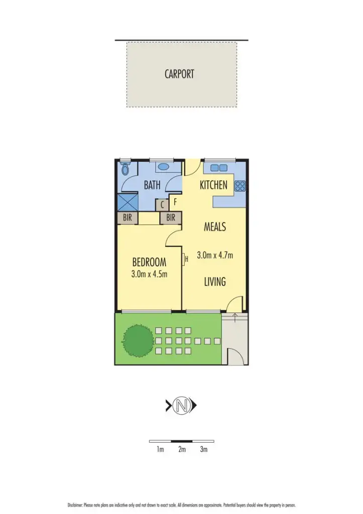 Floorplan of Homely house listing, 3/26 Fraser Street, Herne Hill VIC 3218