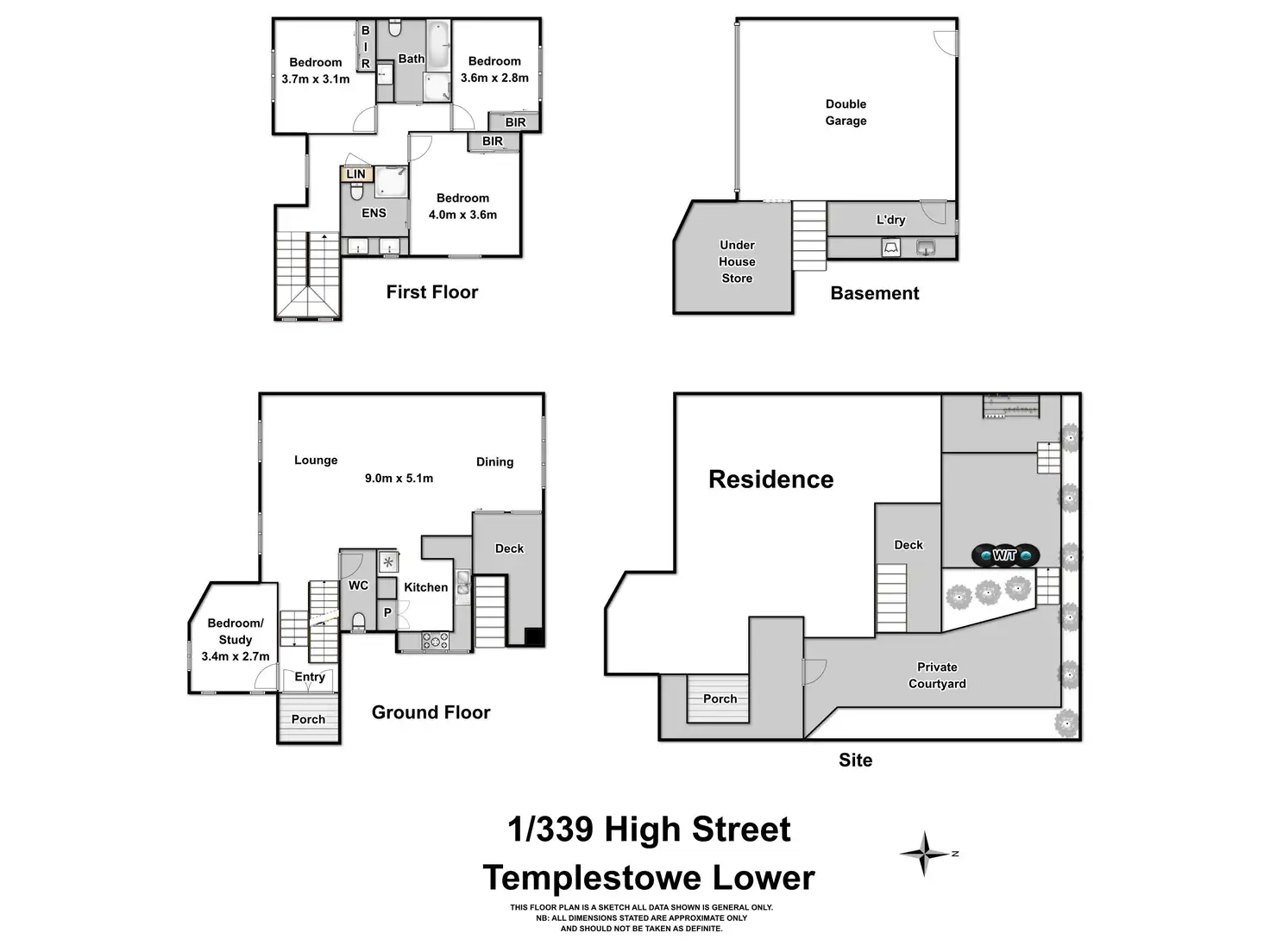 Floorplan of Homely house listing, 1/339 High Street, Templestowe Lower VIC 3107