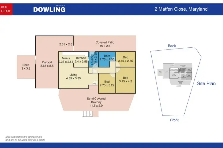Floorplan of Homely house listing, 2 Matfen Close, Maryland NSW 2287
