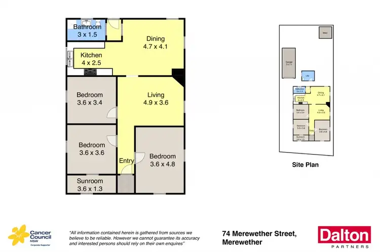 Floorplan of Homely house listing, 74 Merewether Street, Merewether NSW 2291