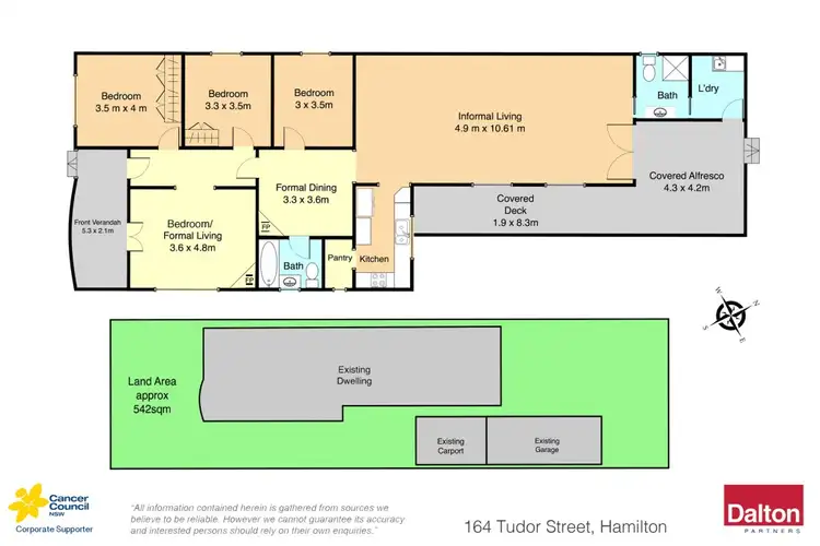 Floorplan of Homely house listing, 164 Tudor Street, Hamilton NSW 2303