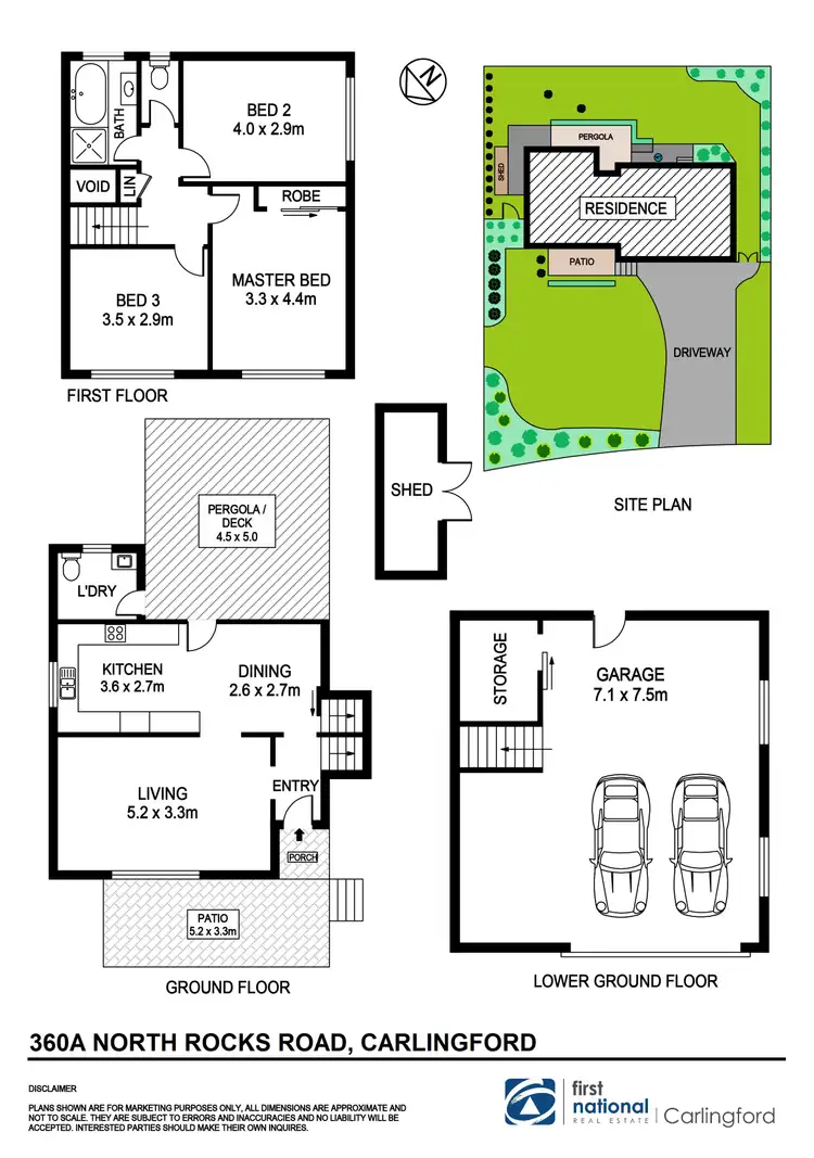 Floorplan of Homely house listing, 360A North Rocks Road, Carlingford NSW 2118