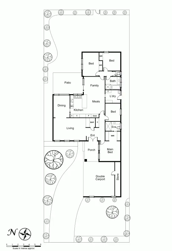 Floorplan of Homely house listing, 329 Nepean Highway, Brighton East VIC 3187