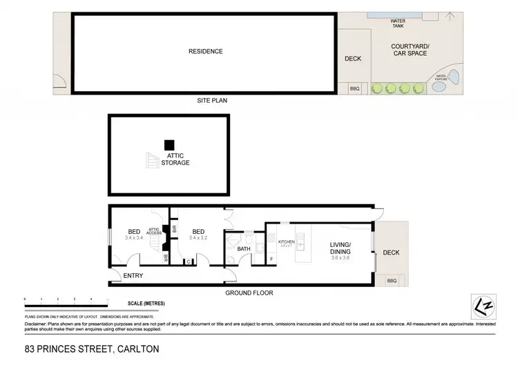 Floorplan of Homely house listing, 83 Princes Street, Carlton VIC 3053