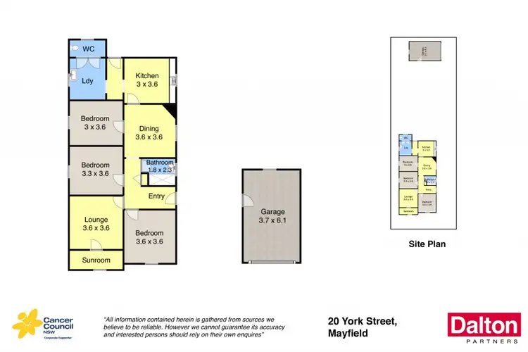 Floorplan of Homely house listing, 20 York Street, Mayfield NSW 2304