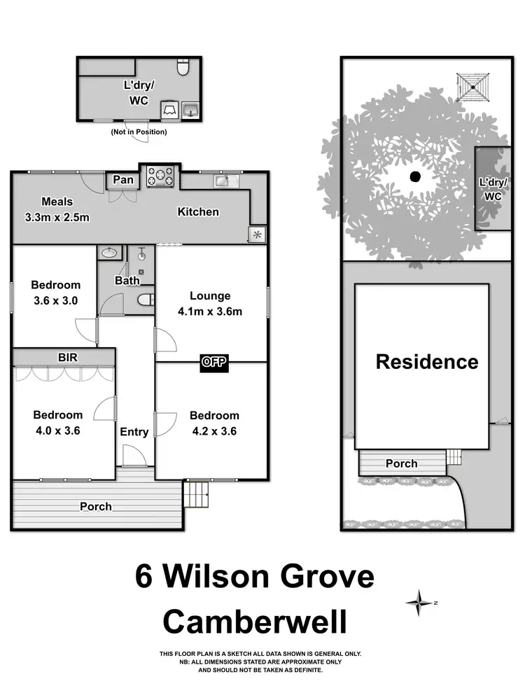 Floorplan of Homely house listing, 6 Wilson Grove, Camberwell VIC 3124