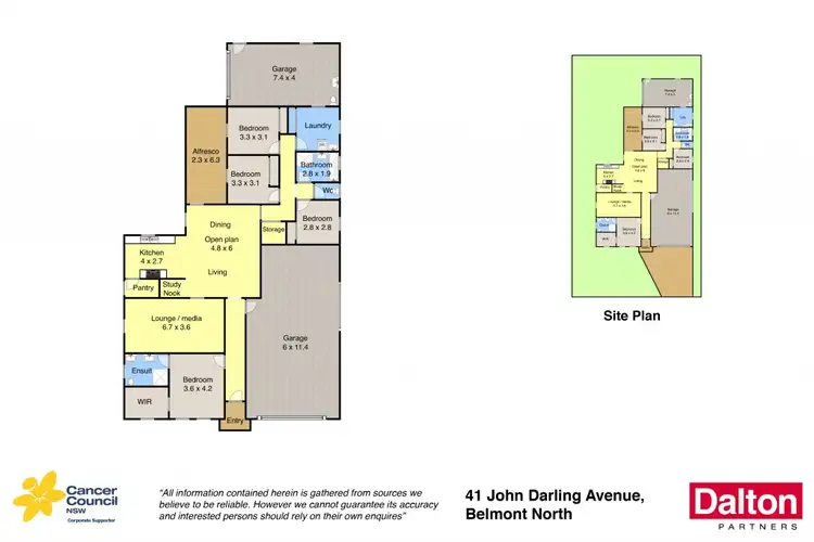 Floorplan of Homely house listing, 41 John Darling Avenue, Belmont North NSW 2280