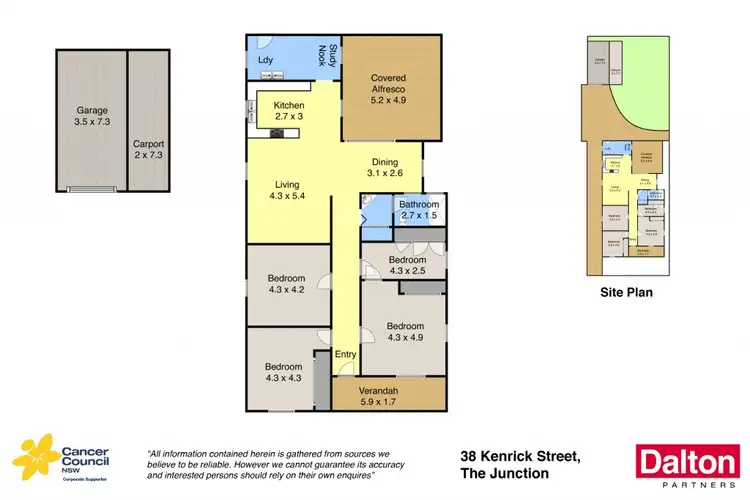 Floorplan of Homely house listing, 38 Kenrick Street, The Junction NSW 2291