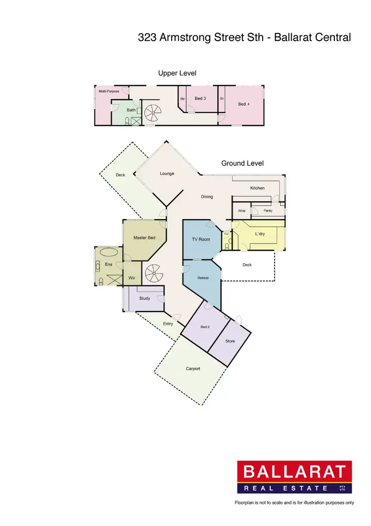 Floorplan of Homely house listing, 323 Armstrong Street South, Ballarat Central VIC 3350