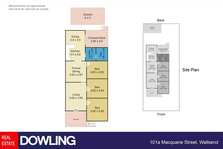 Floorplan of Homely house listing, 101a Macquarie Street, Wallsend NSW 2287