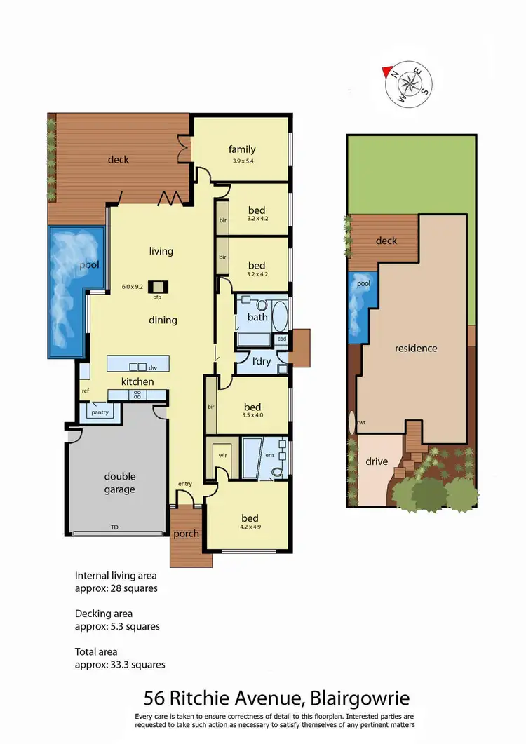 Floorplan of Homely house listing, 56 Ritchie Avenue, Blairgowrie VIC 3942