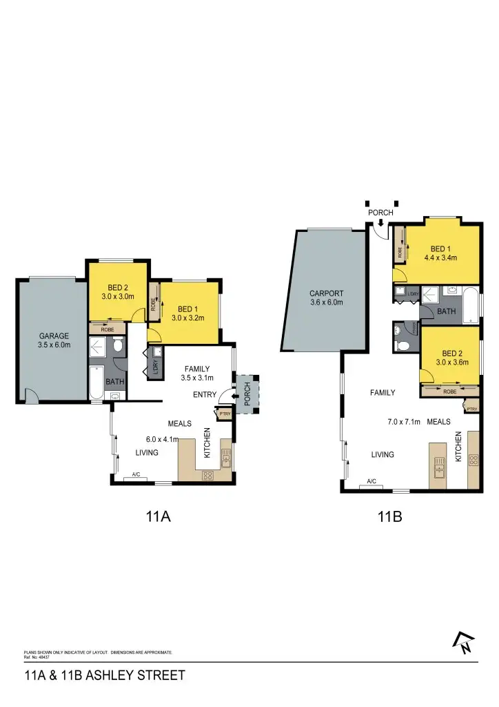 Floorplan of Homely house listing, 11B Ashley Street, Ironbark VIC 3550