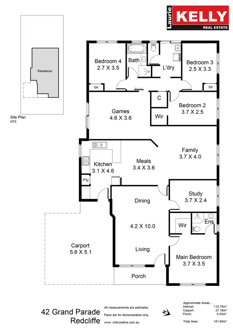 Floorplan of Homely house listing, 42 Grand Parade, Redcliffe WA 6104