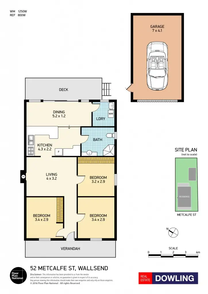 Floorplan of Homely house listing, 52 Metcalfe Street, Wallsend NSW 2287