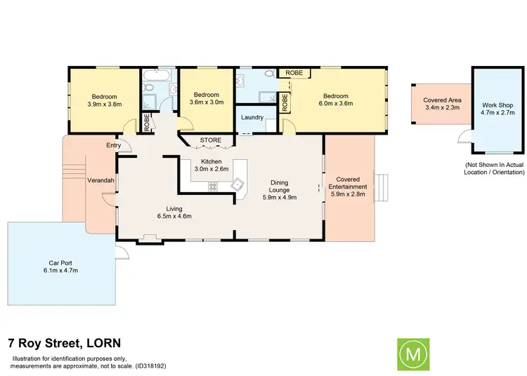 Floorplan of Homely house listing, 7 Roy Street, Lorn NSW 2320