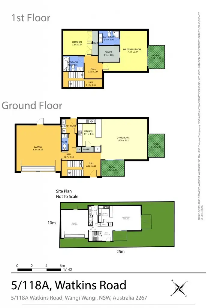 Floorplan of Homely townhouse listing, 5/118 Watkins Road, Wangi Wangi NSW 2267