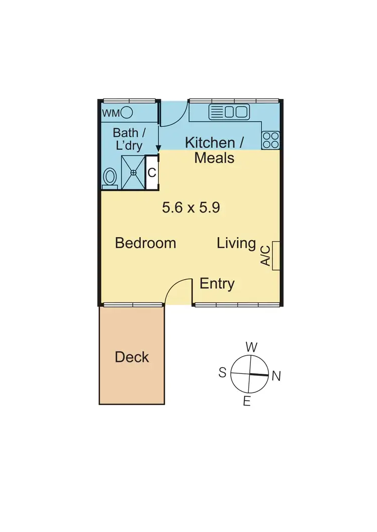 Floorplan of Homely unit listing, 8/22 Whitehorse Road, Blackburn VIC 3130