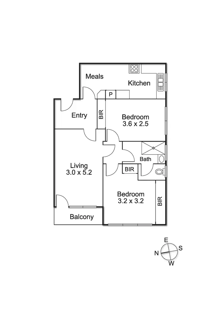 Floorplan of Homely apartment listing, 7/26 Shepparson Avenue, Carnegie VIC 3163