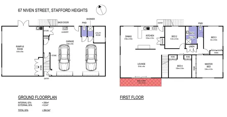 Floorplan of Homely house listing, 67 Niven Street, Stafford Heights QLD 4053