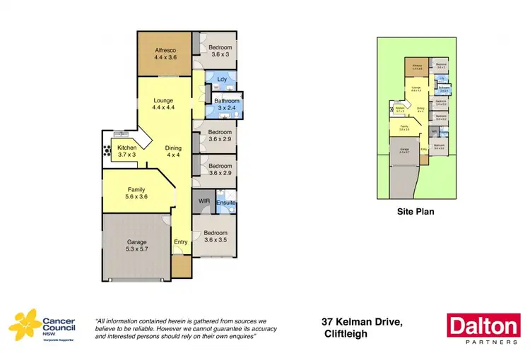 Floorplan of Homely house listing, 37 Kelman Drive, Cliftleigh NSW 2321