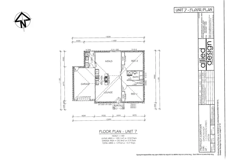 Floorplan of Homely house listing, 7/18 Market Garden Circuit, Epsom VIC 3551