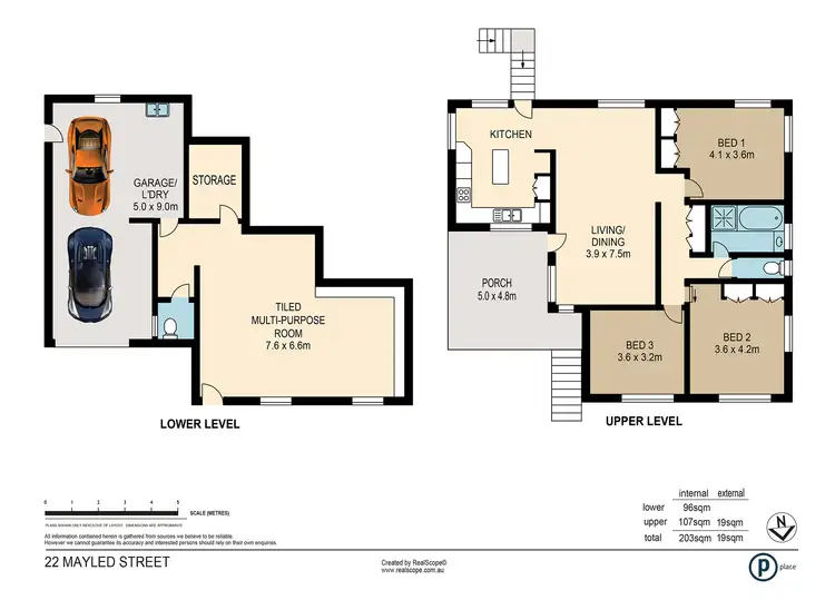 Floorplan of Homely house listing, 22 Mayled Street, Chermside West QLD 4032