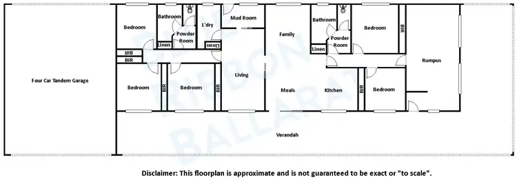 Floorplan of Homely house listing, 6 Houston Street, Daylesford VIC 3460