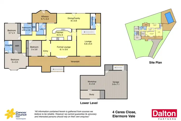Floorplan of Homely house listing, 4 Ceres Close, Elermore Vale NSW 2287