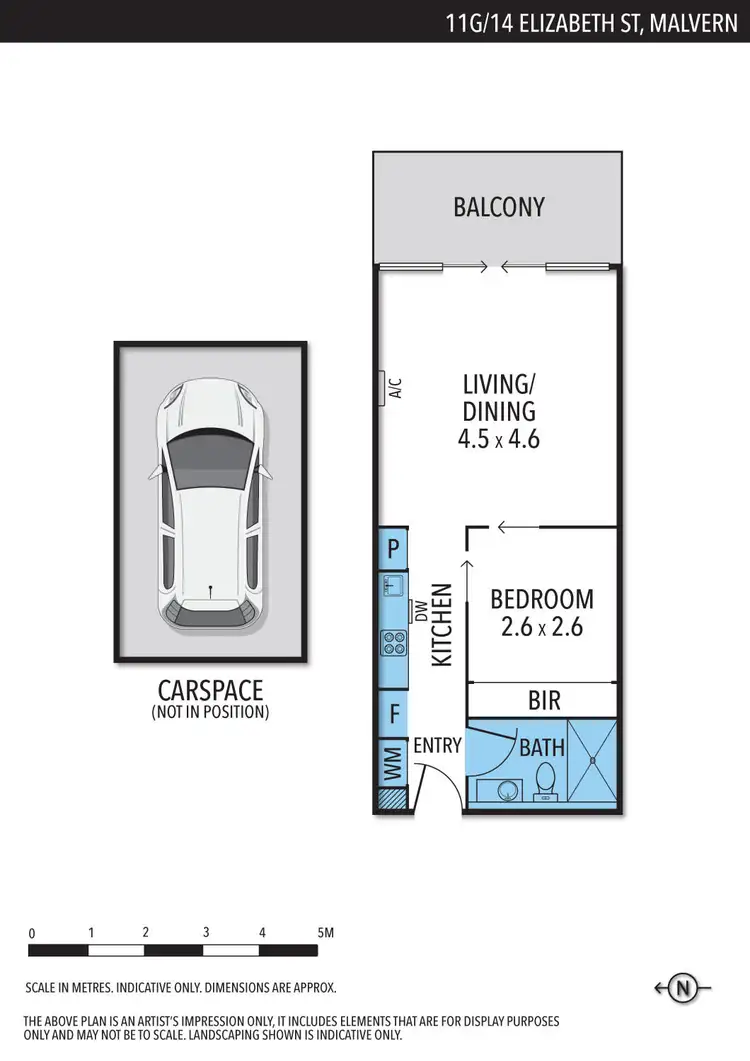 Floorplan of Homely apartment listing, 11G/14 Elizabeth Street, Malvern VIC 3144