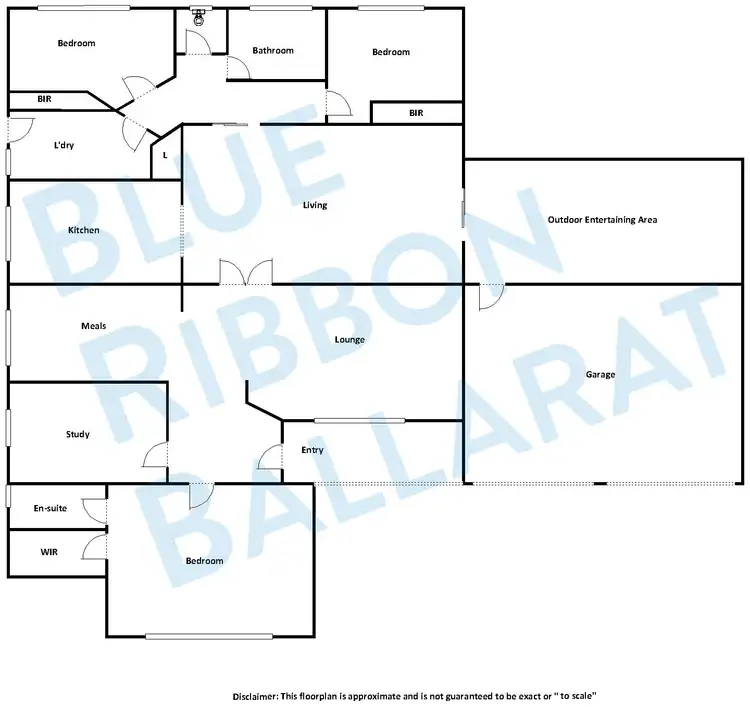 Floorplan of Homely house listing, 12 The Outlook, Black Hill VIC 3350