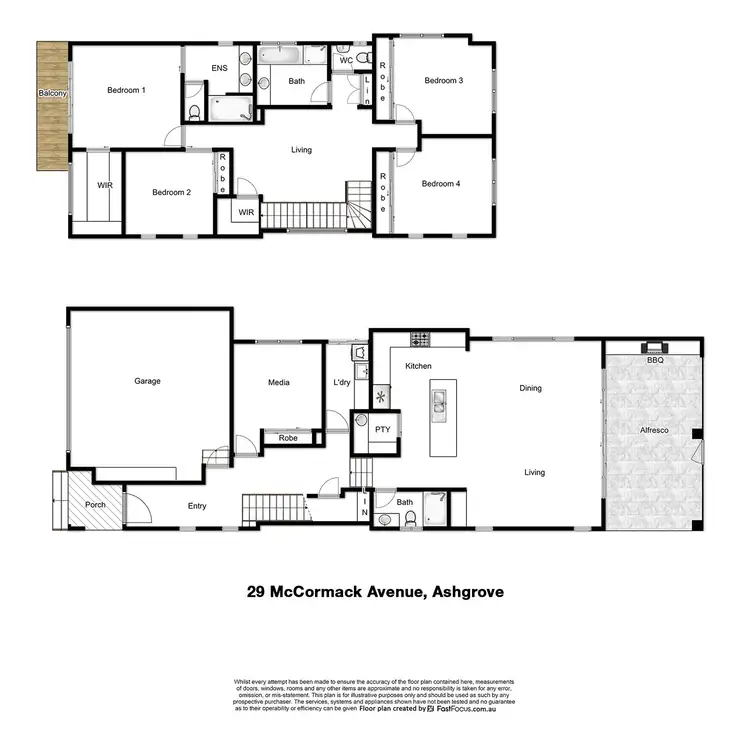 Floorplan of Homely house listing, 29 McCormack Avenue, Ashgrove QLD 4060
