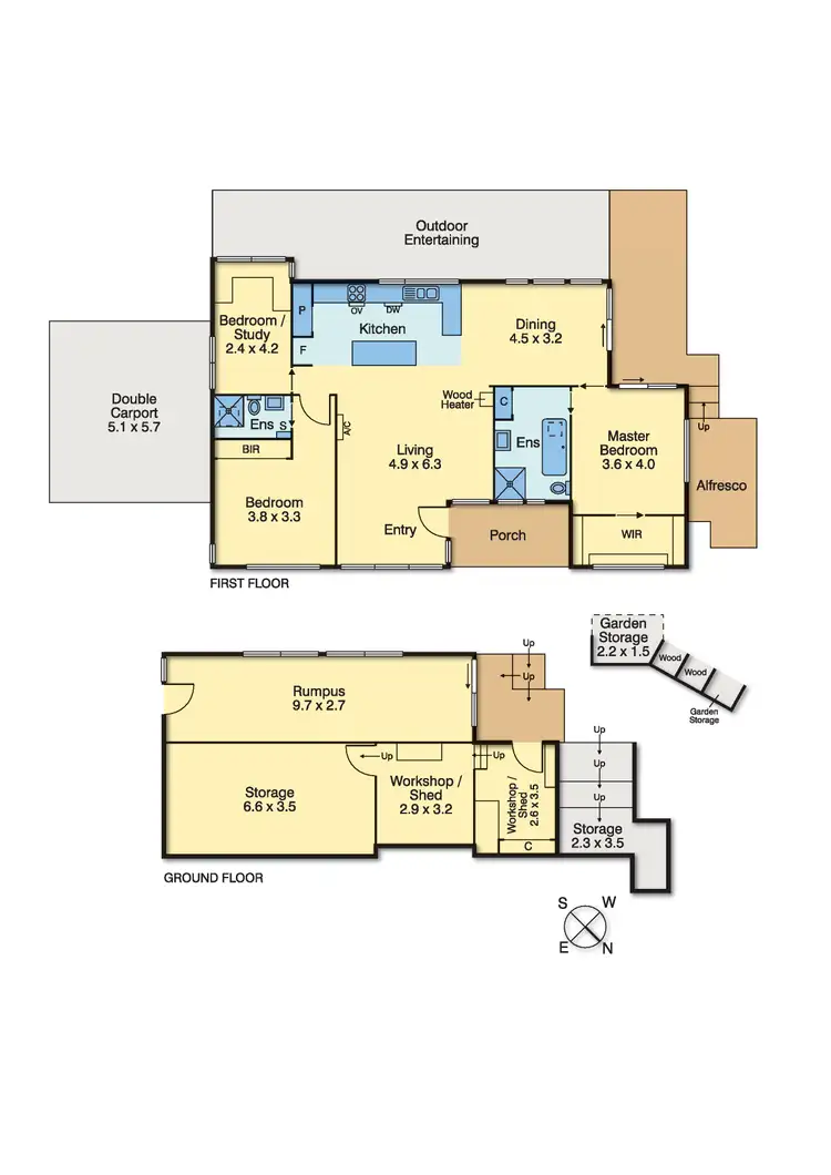 Floorplan of Homely house listing, 36 Burton Street, Dromana VIC 3936