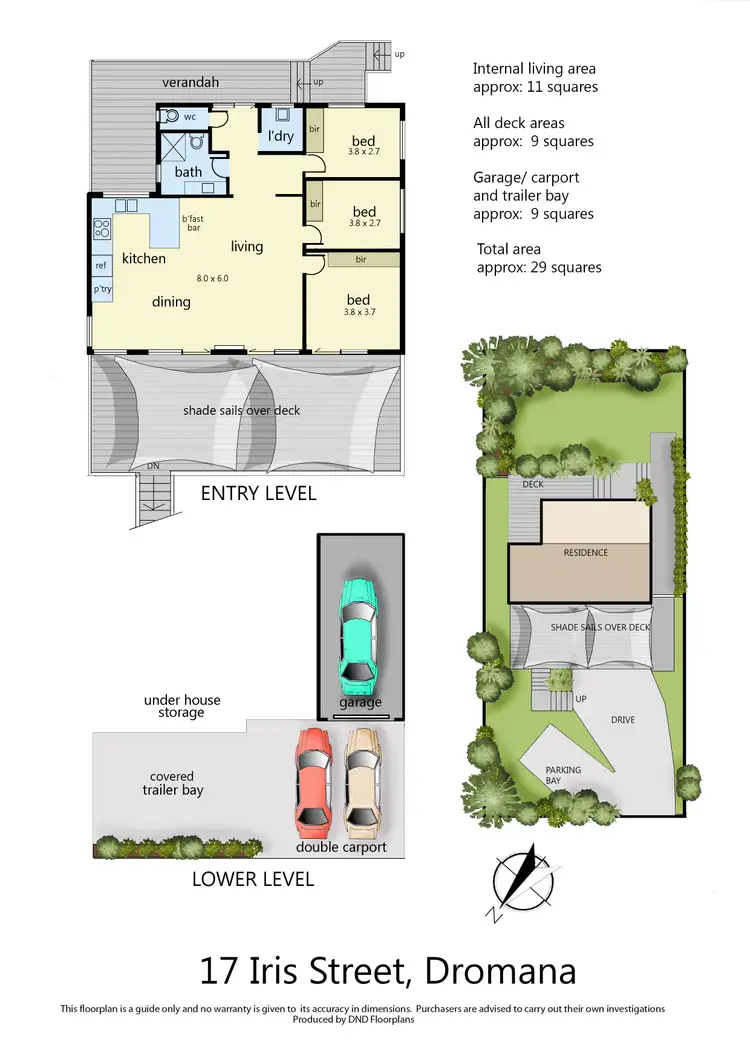 Floorplan of Homely house listing, 17 Iris Street, Dromana VIC 3936
