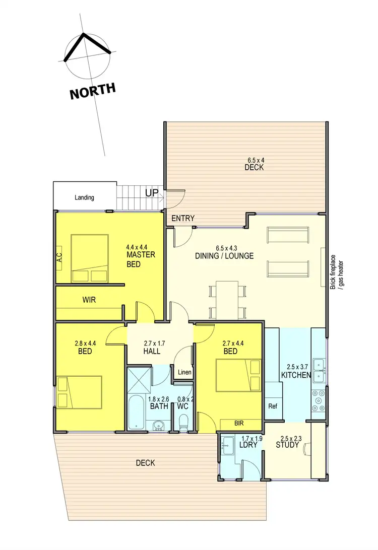 Floorplan of Homely house listing, 209 Boundary Road, Dromana VIC 3936