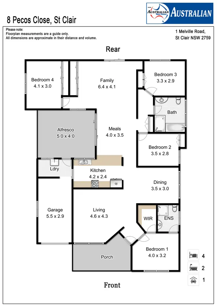 Floorplan of Homely house listing, 8 Pecos Close, St Clair NSW 2759
