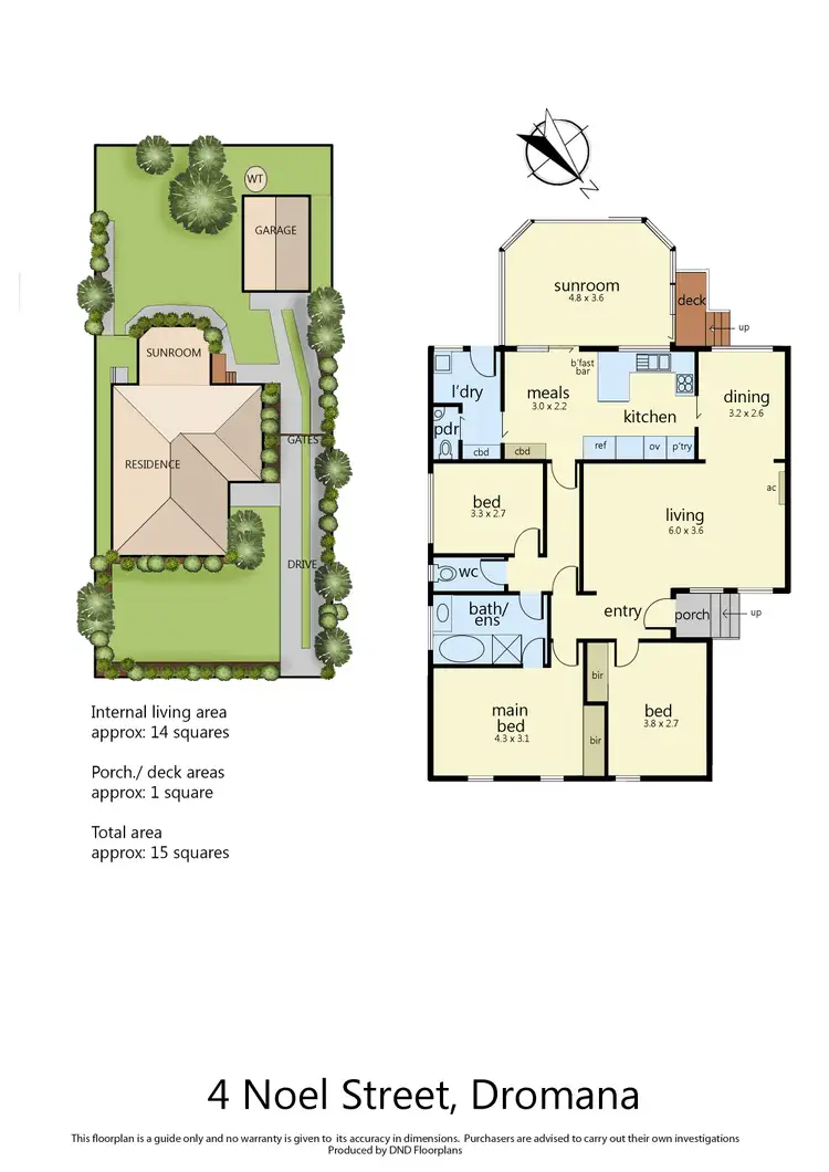 Floorplan of Homely house listing, 4 Noel Street, Dromana VIC 3936