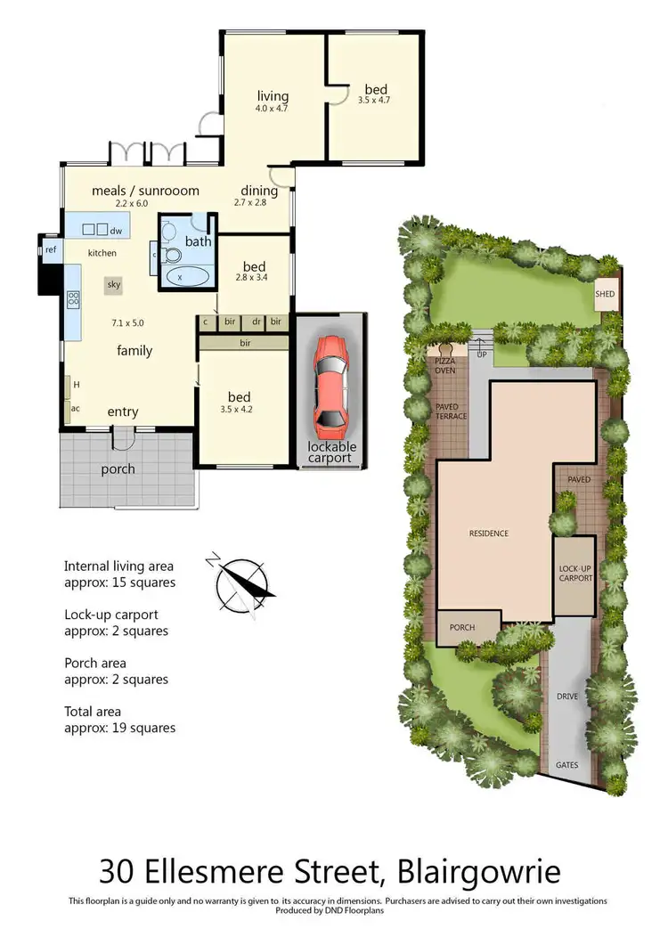 Floorplan of Homely house listing, 30 Ellesmere Street, Blairgowrie VIC 3942
