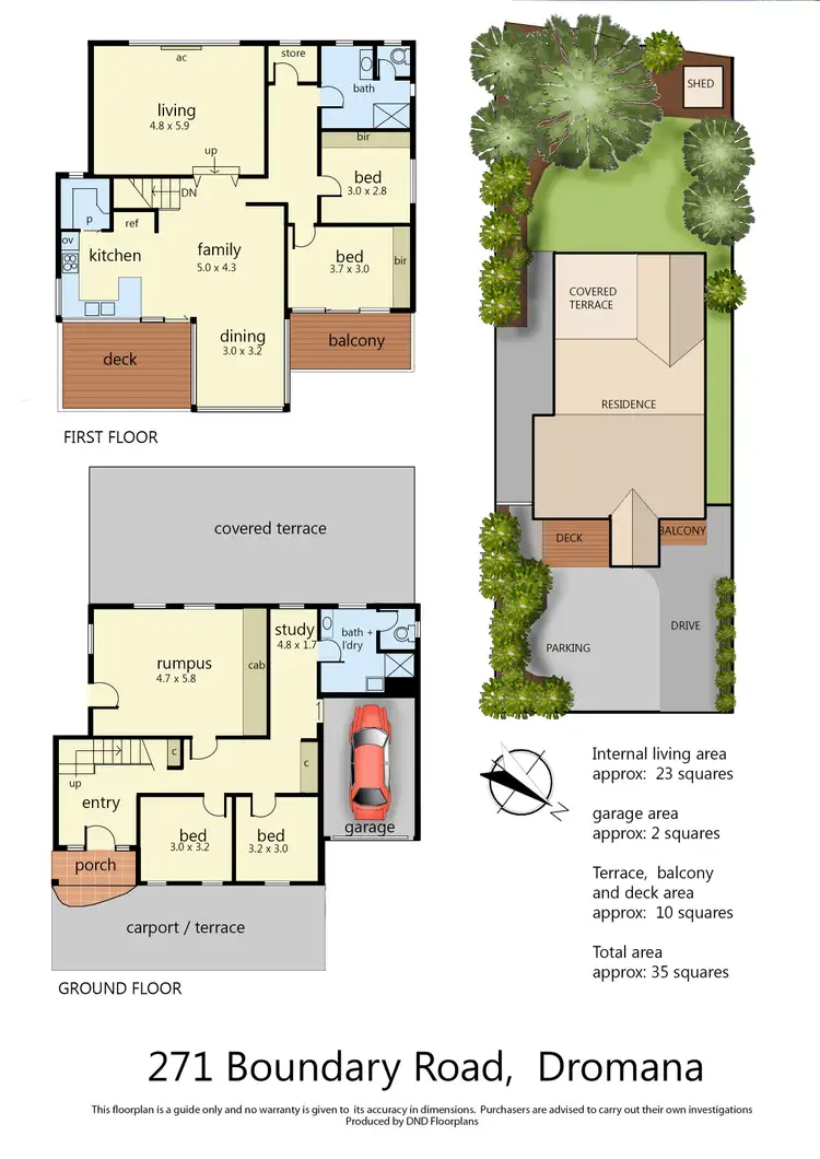 Floorplan of Homely house listing, 271 Boundary Road, Dromana VIC 3936